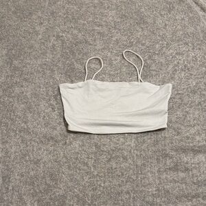 SHEIN White Spaghetti Strap Crop Top